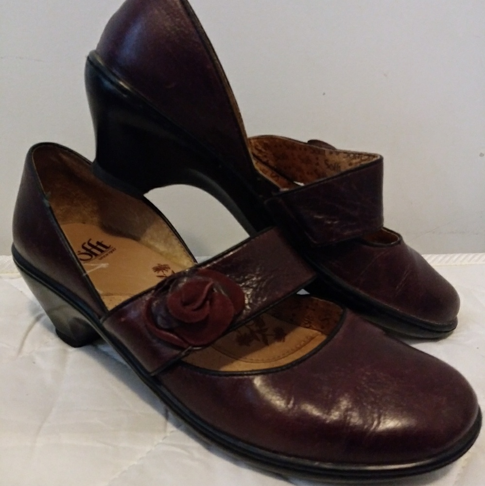 Sofft mary janes shoes leather sz 7